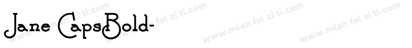 Jane CapsBold字体转换
